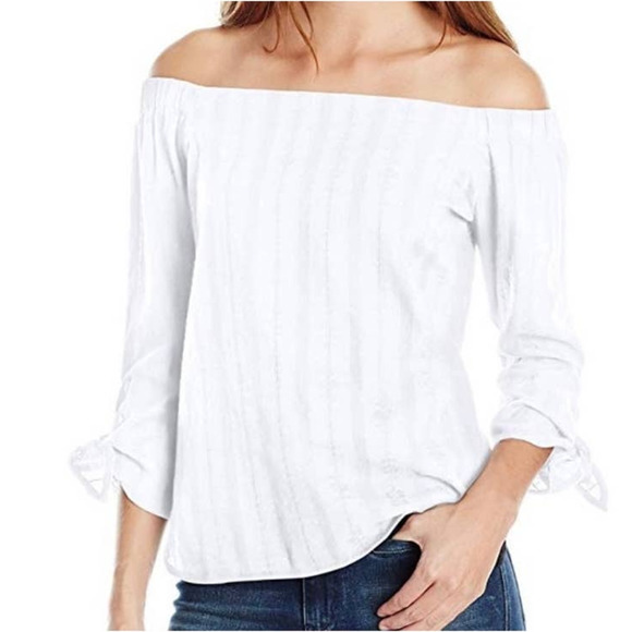 Bailey 44 White Yarrow Top Sz Medium - Picture 1 of 8